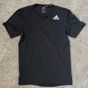 Adidas Techfit Primegreen Black T-Shirt